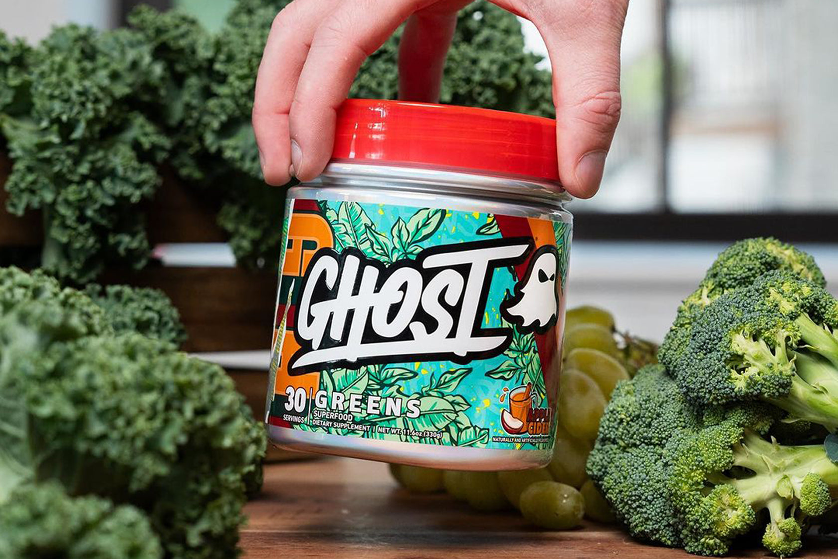Ghost Greens: Person Picking up Tub