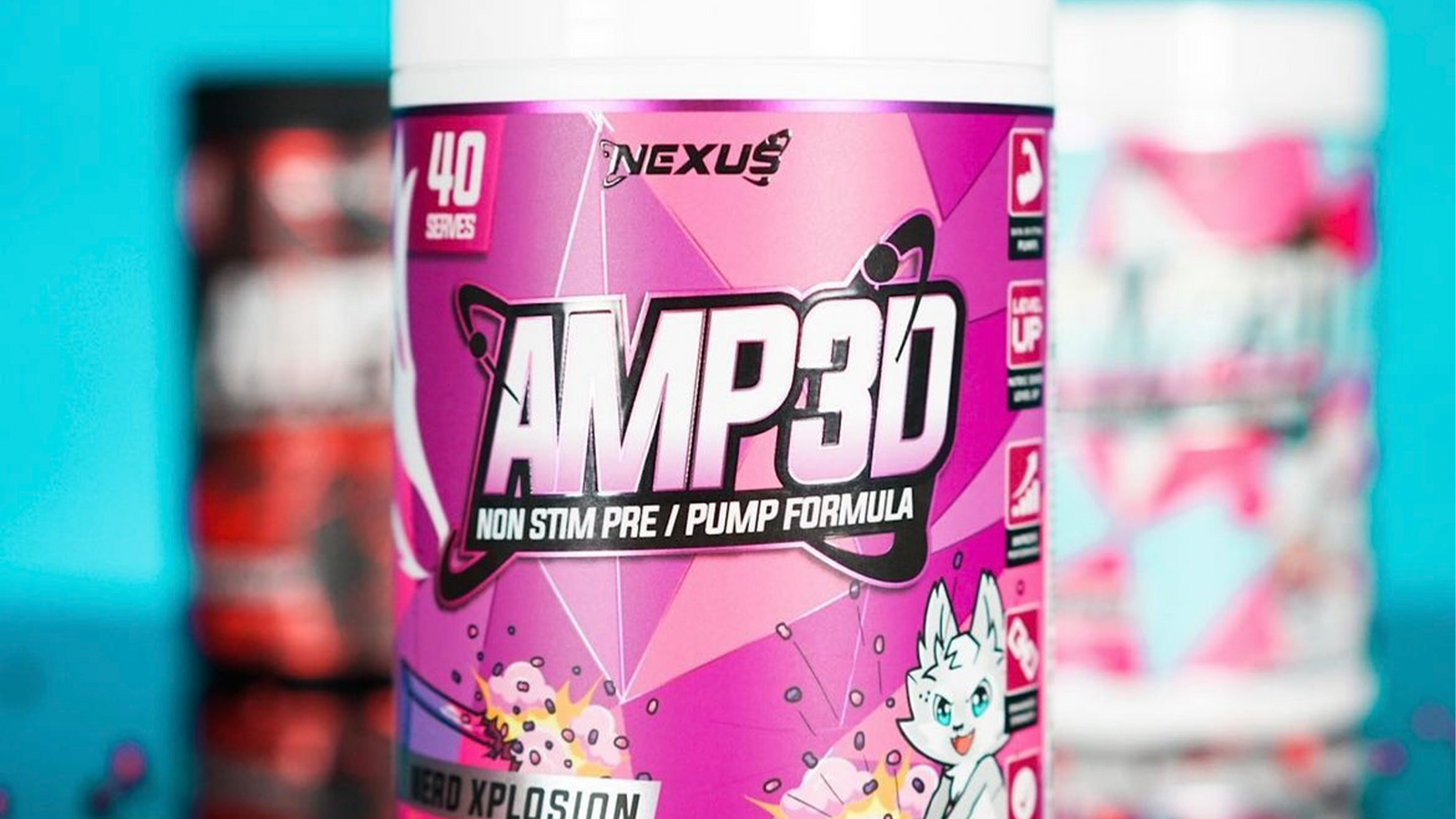 Nexus AMP3D Non-Stim Pre-Workout - Nerd Xplosion