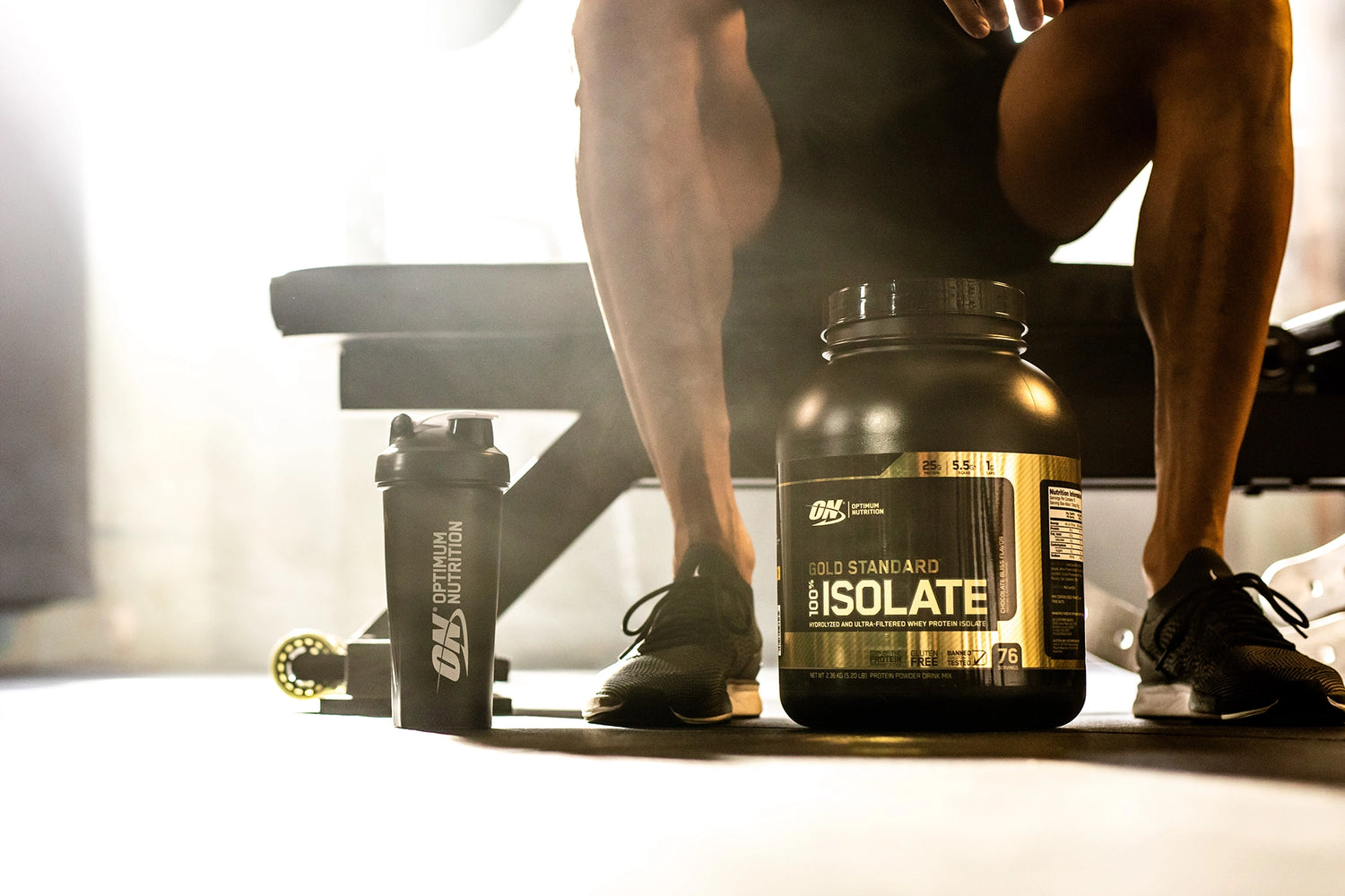 Optimum Nutrition Gold Standard Whey Isolate - Athlete Image