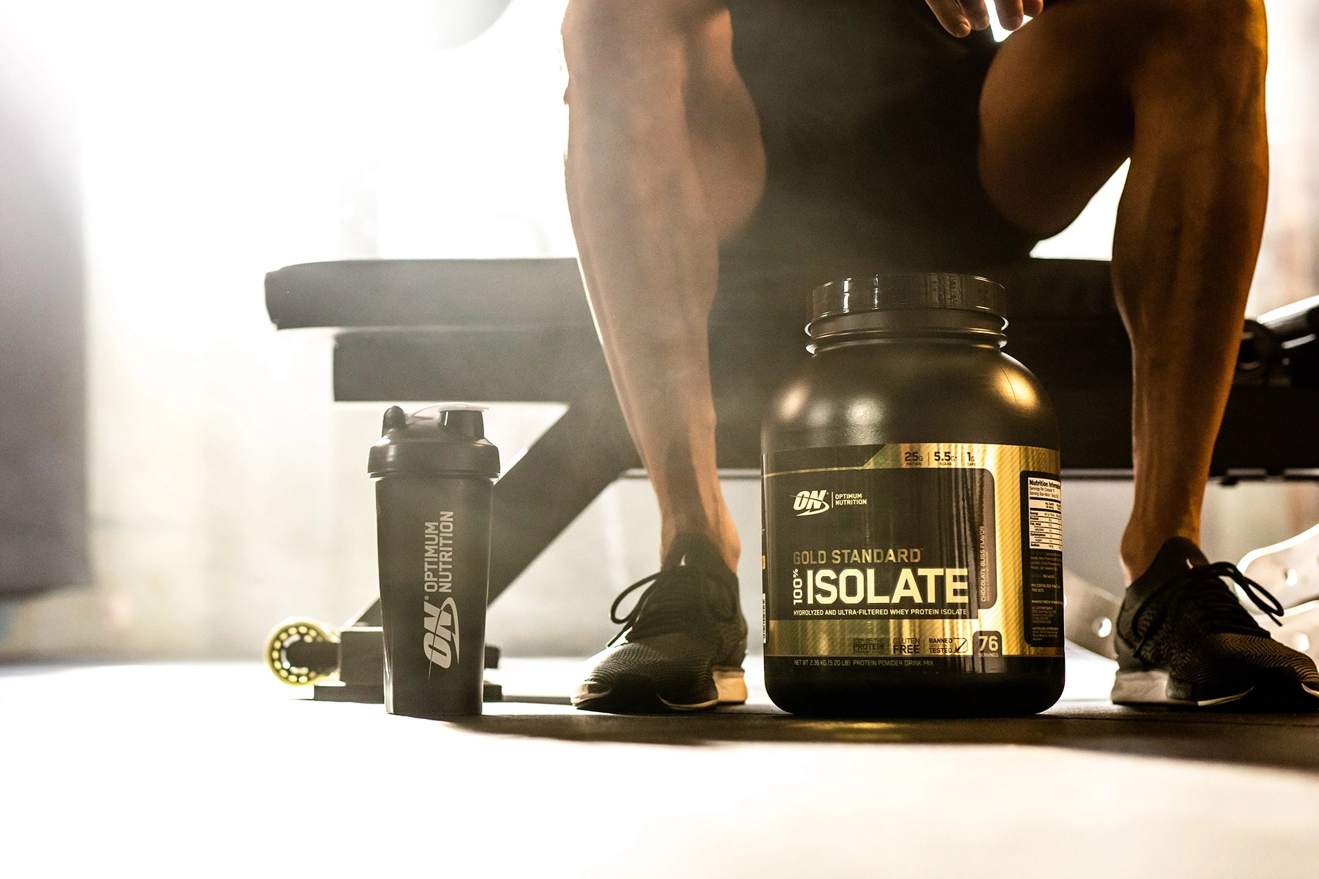 Optimum Nutrition Gold Standard Whey Isolate - Athlete Image