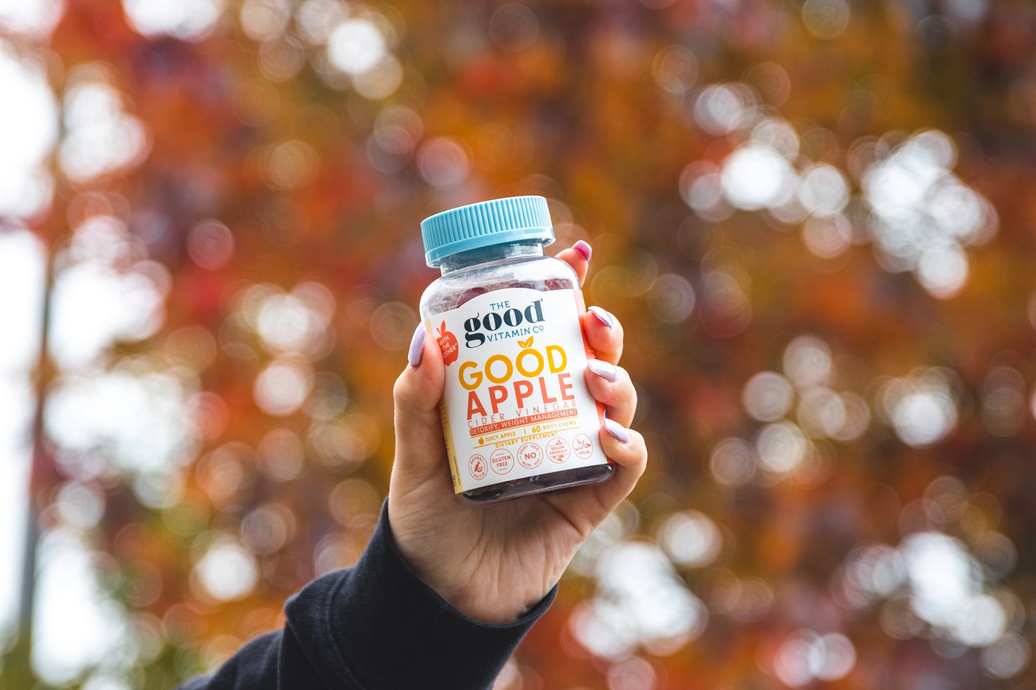 The Good Vitamin Co. Good Apple Gummies: In Hand