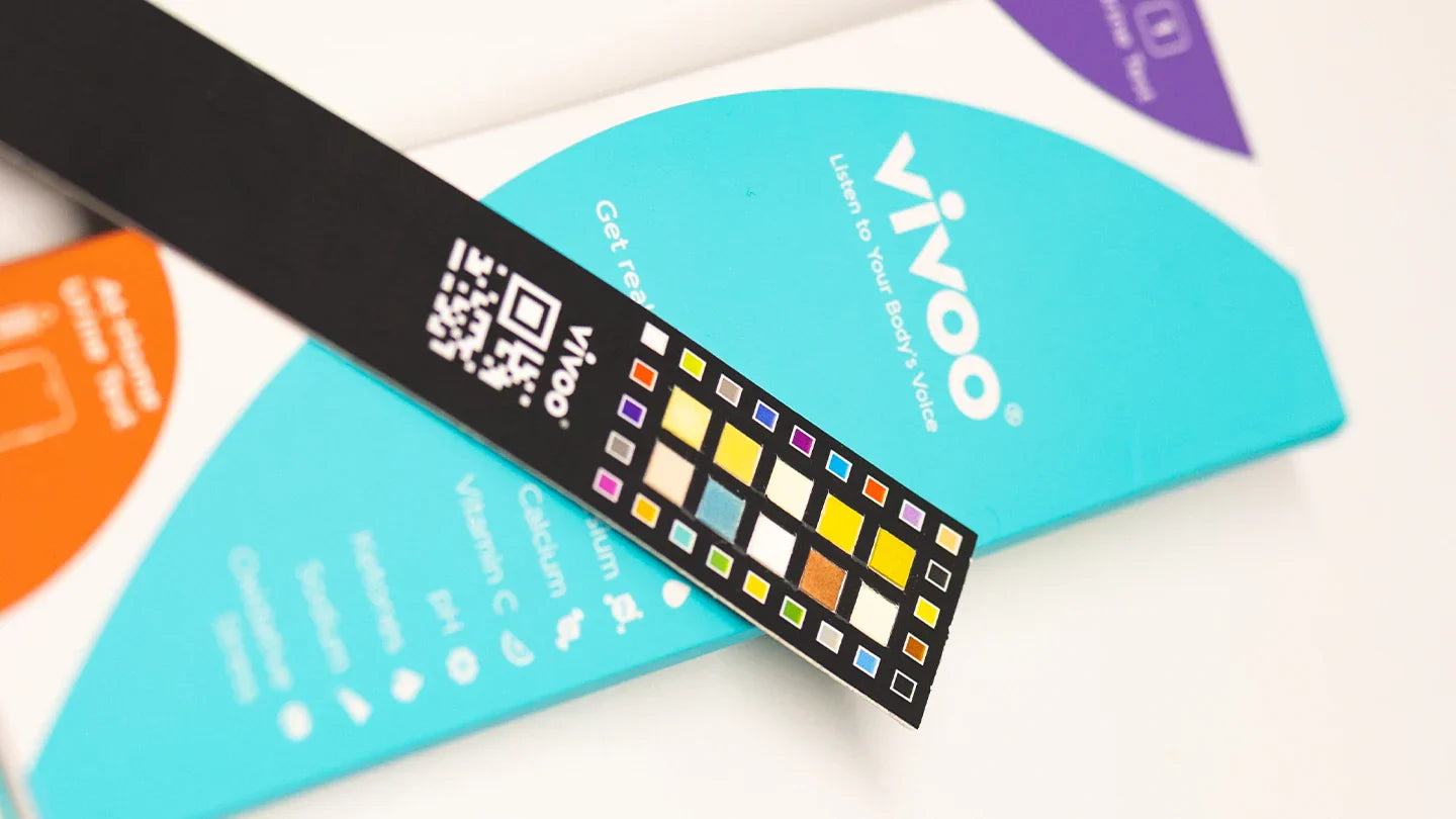 Vivoo Wellness Test - Opened Test Display