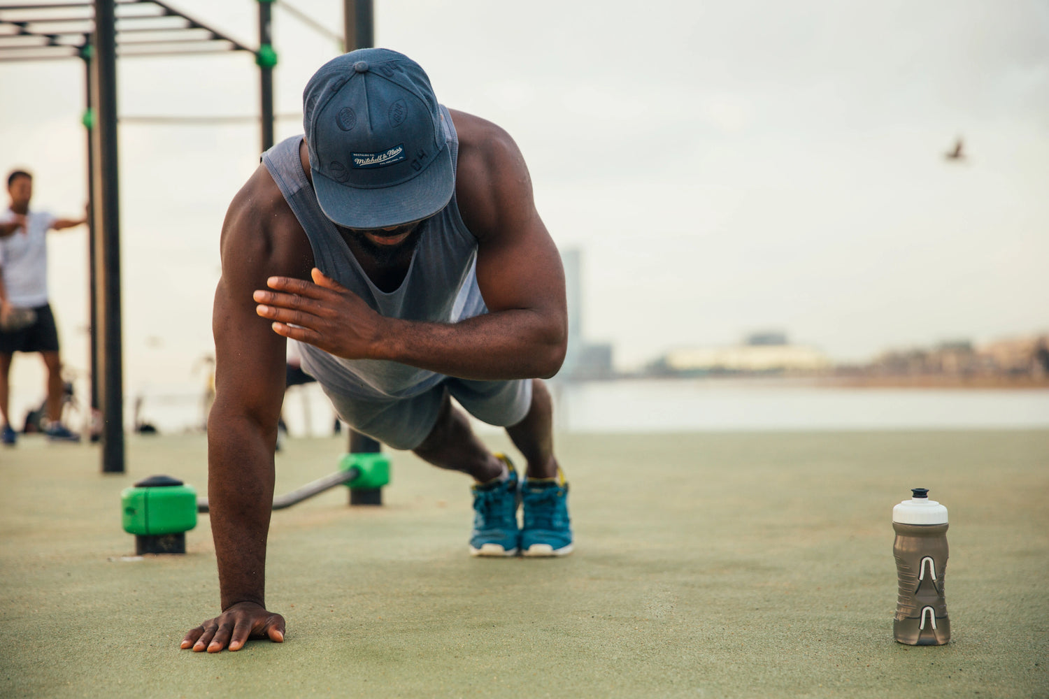 Guy working out