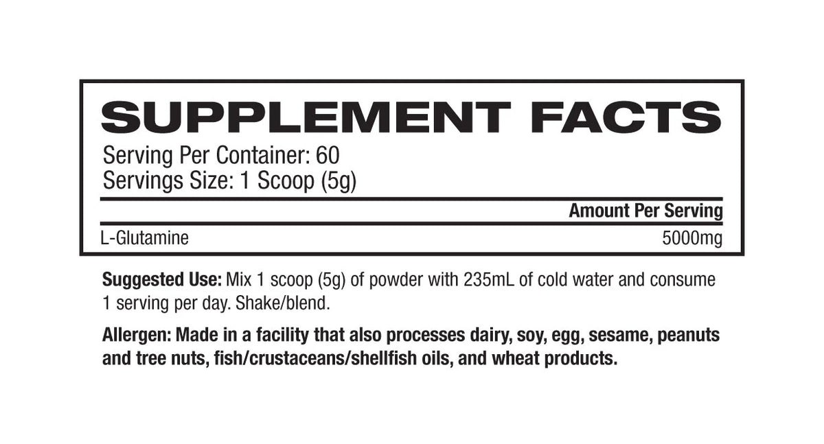 Basic Supplements Glutamine