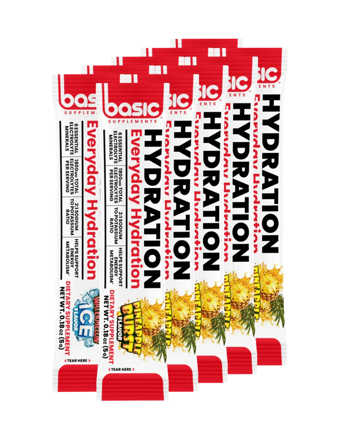 Basic Supplements BCAA Electrolyte Formula + Free Hydration