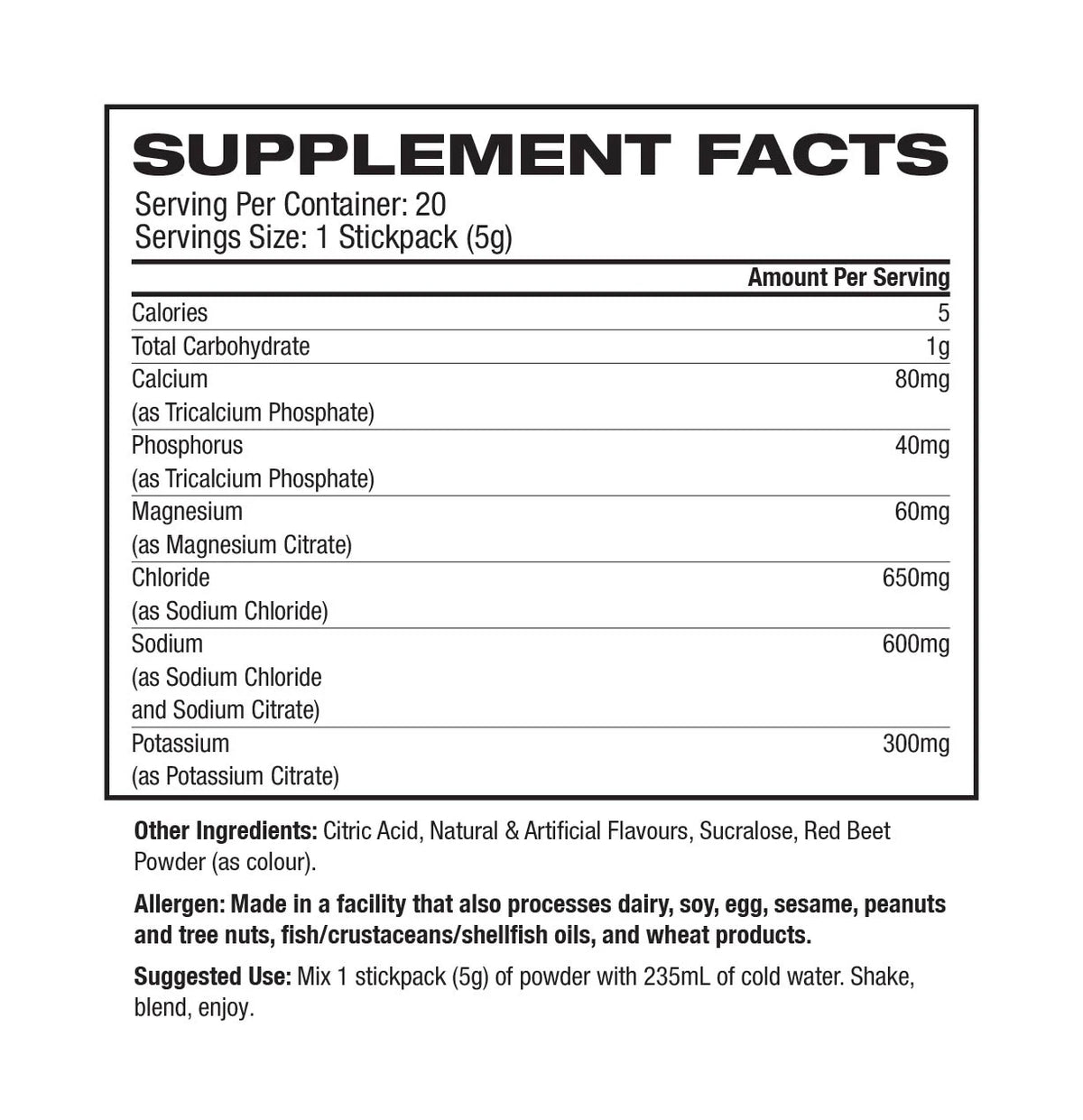 Basic Supplements Hydration