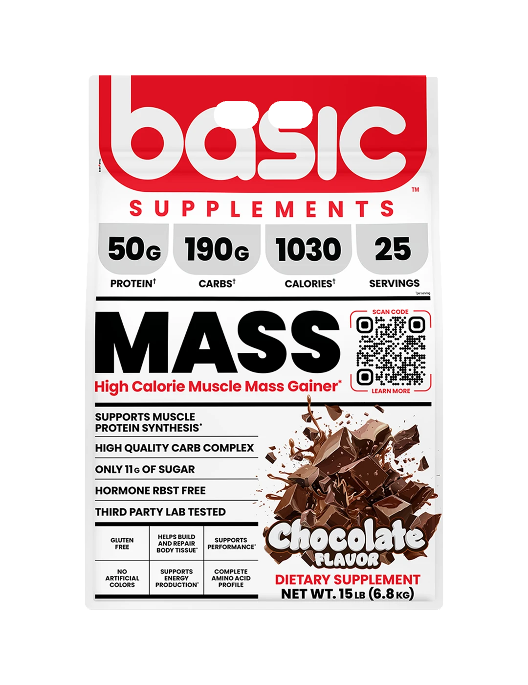 Basic Supplements Mass High Calorie Muscle Mass Gainer