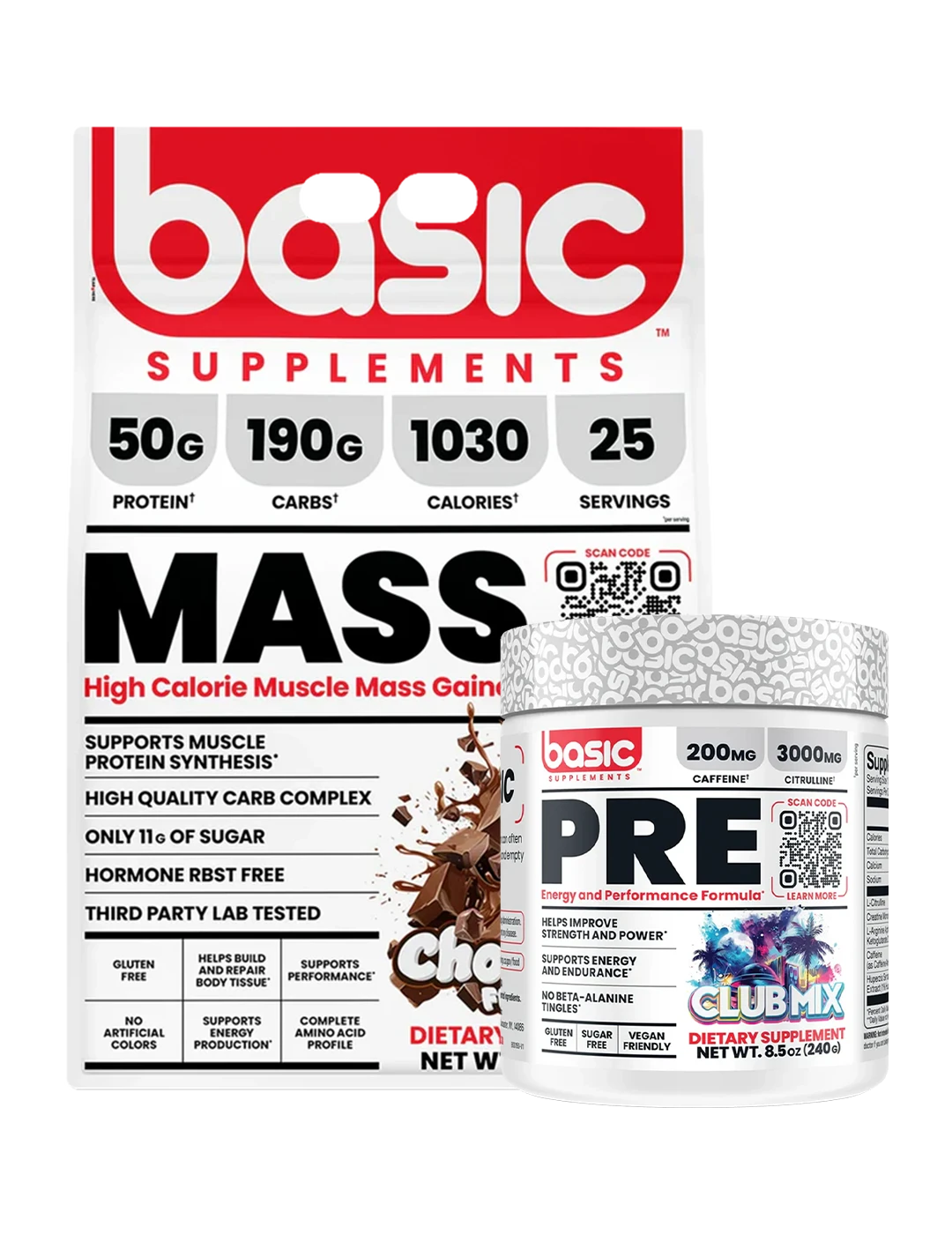 Basic Supplements Mass High Calorie Muscle Mass Gainer