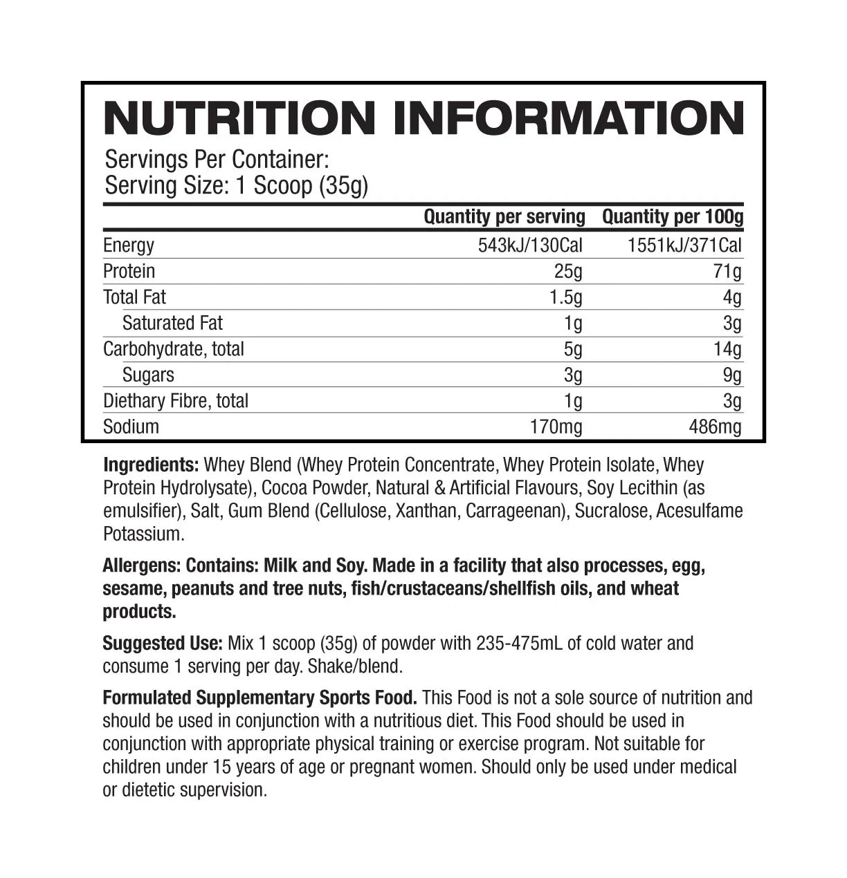 Basic Supplements Whey 5 LB Chocolate NIP | ASN