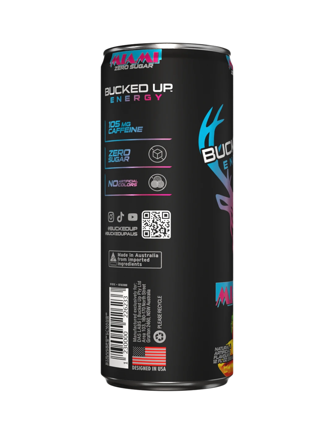 Bucked Up Bucked Up Energy 355m L Miami Side | ASN