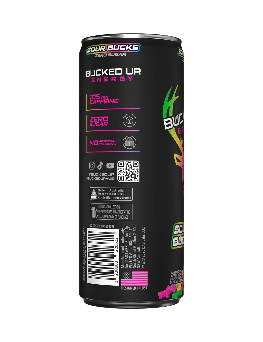 Buckup Energy355m L Sour Bucks Side | ASN