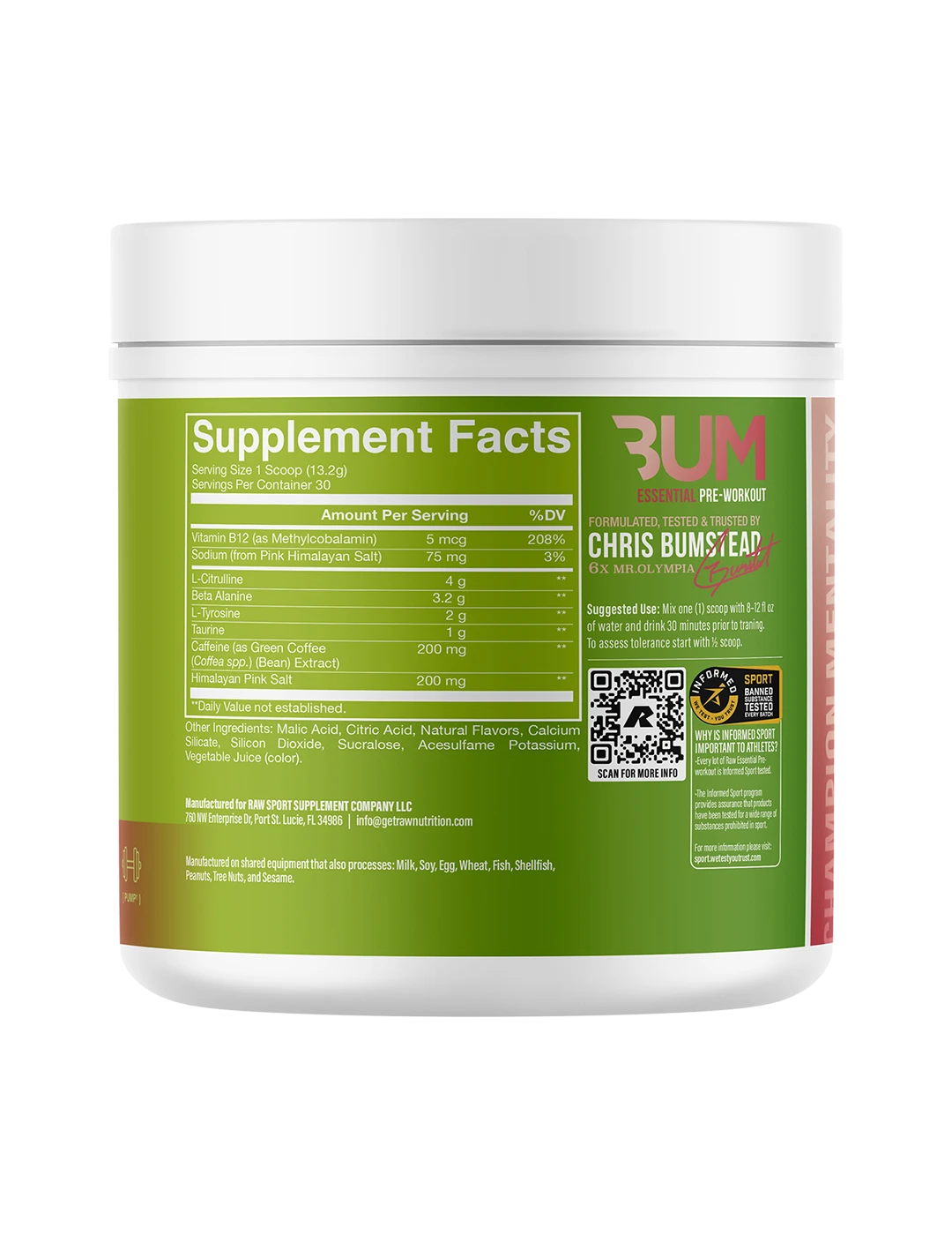 CBUM Essential Pre-Workout