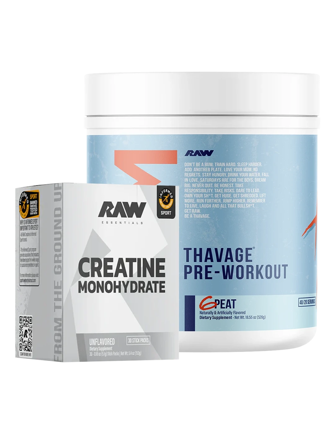 CBUM Thavage Pre-Workout + Free Creatine