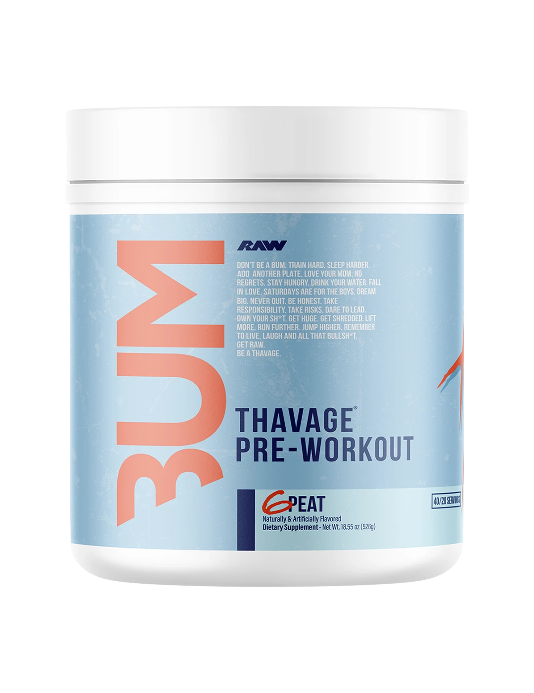 CBUM Thavage Pre-Workout + Free Creatine