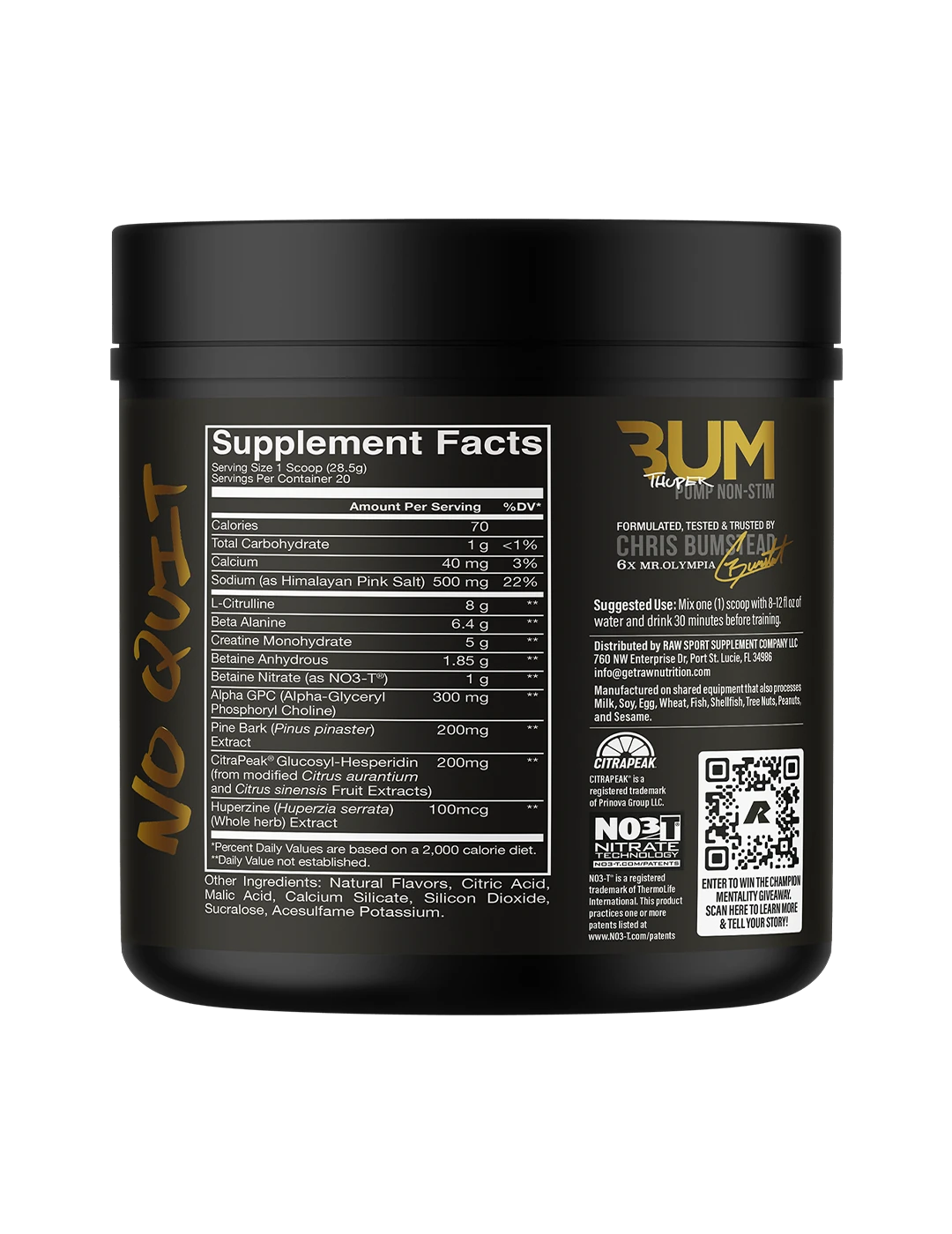 CBUM Thuper Pump Non-Stim Pre-Workout