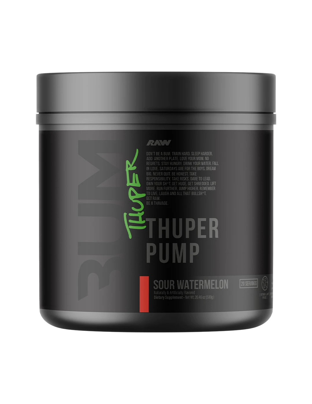 CBUM Thuper Pump Non-Stim Pre-Workout