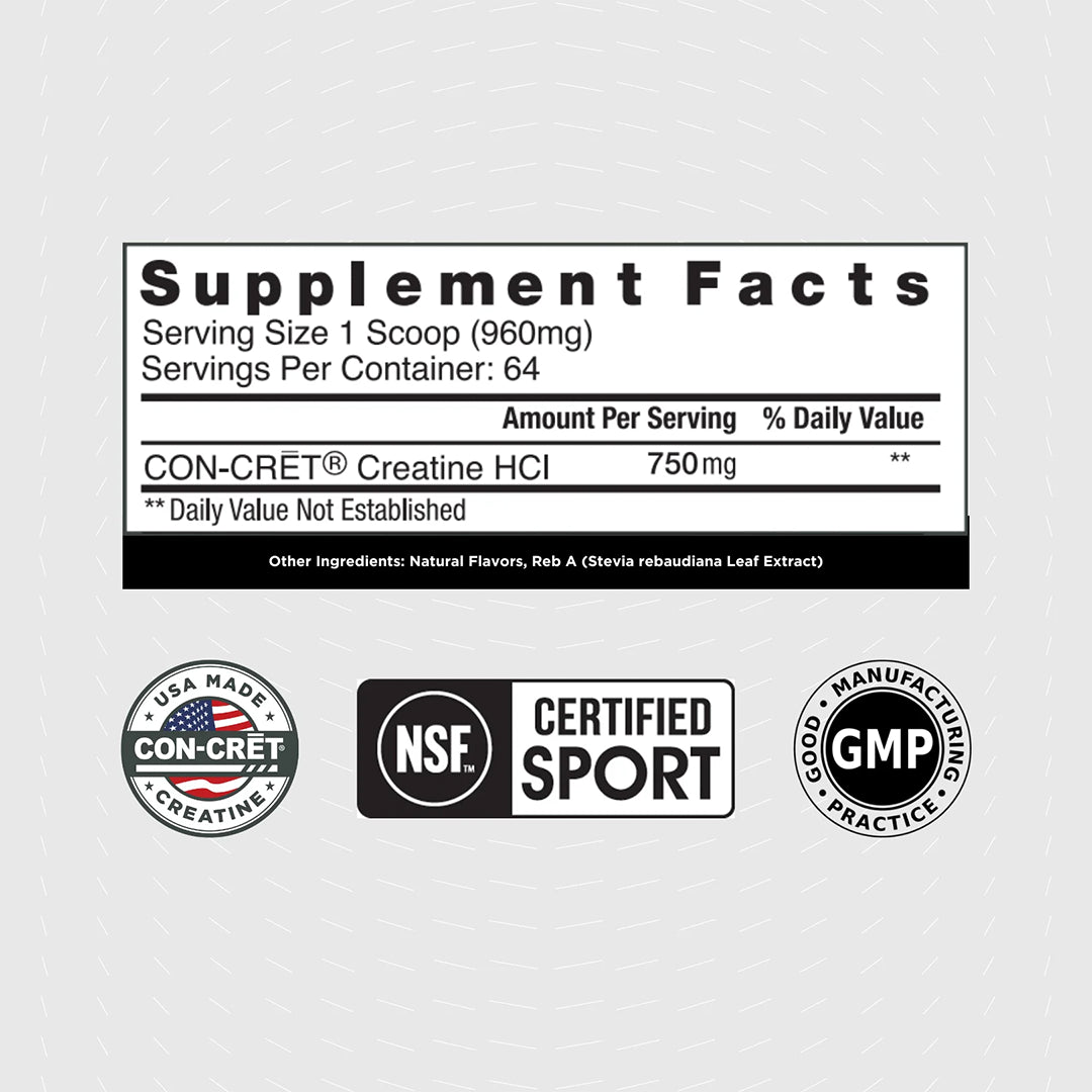 CON CRET Creatine H Cl SFP | ASN