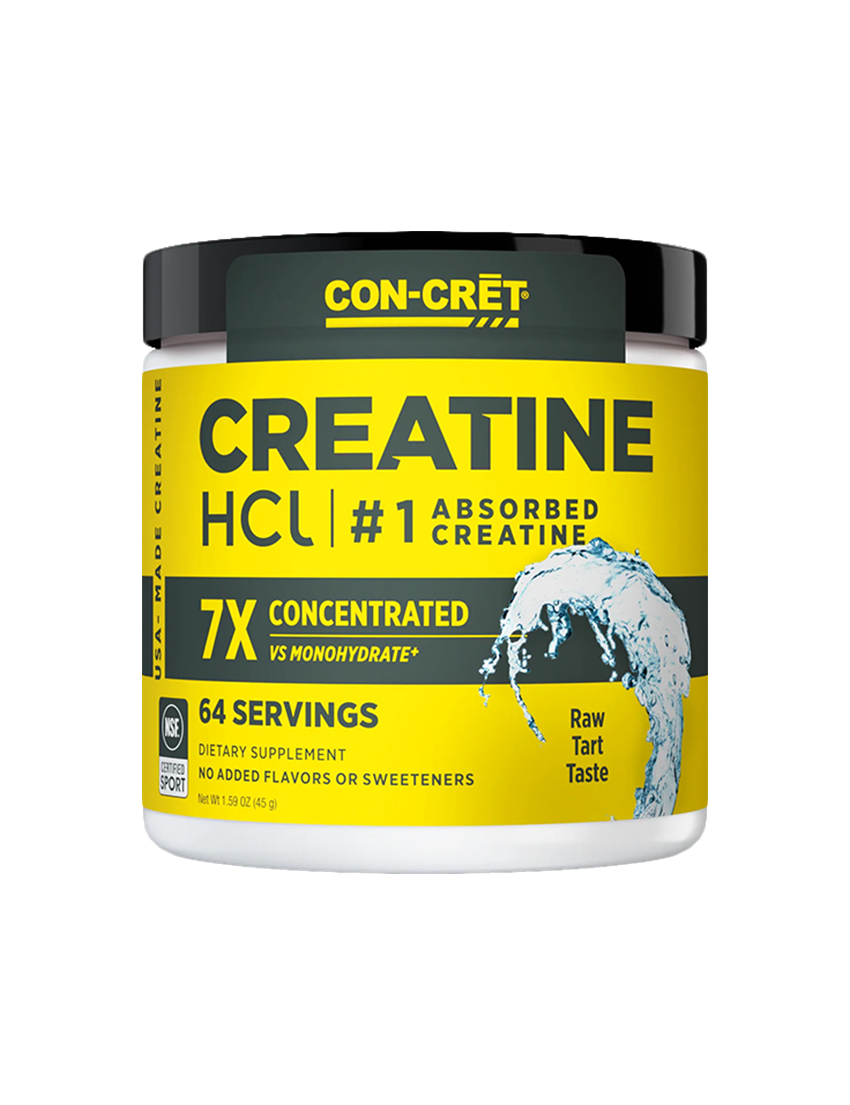 CONCRET Creatine H Cl Unflavoured 64 Serve | ASN