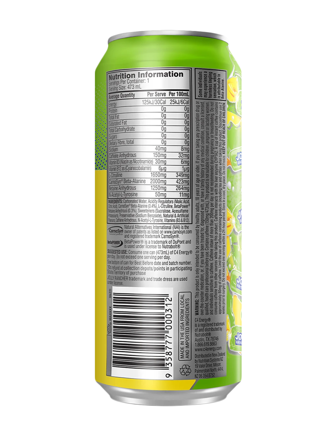 Cellucor C4 Energy Carbonated