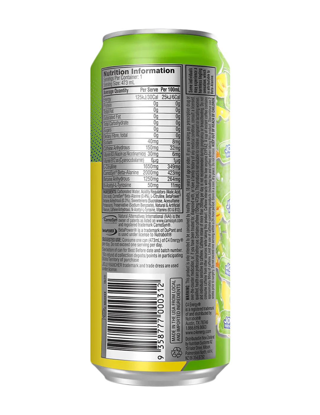 Xtend Original BCAA + 2x free C4 Energy Cans