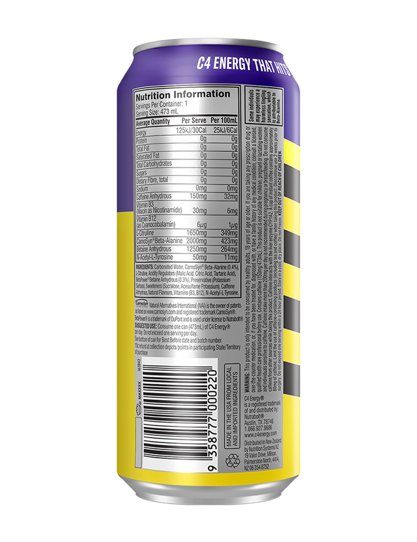 Cellucor C4 Energy Carbonated