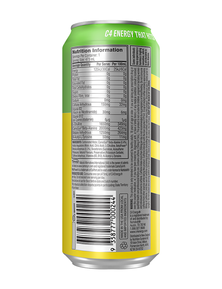 Cellucor C4 Energy Carbonated