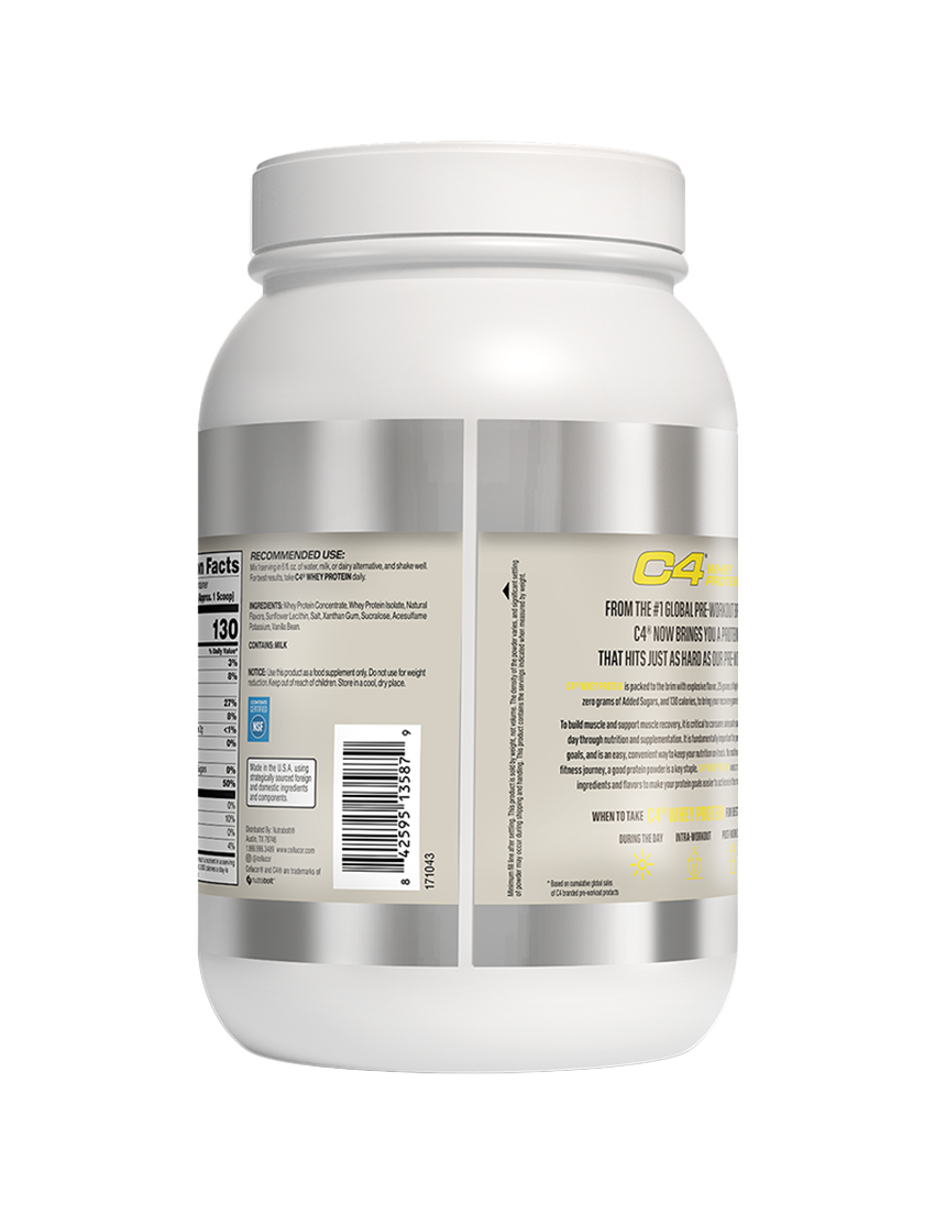 Cellucor C4 Whey Protein + Free C4 Energy Aminos & C4 Energy