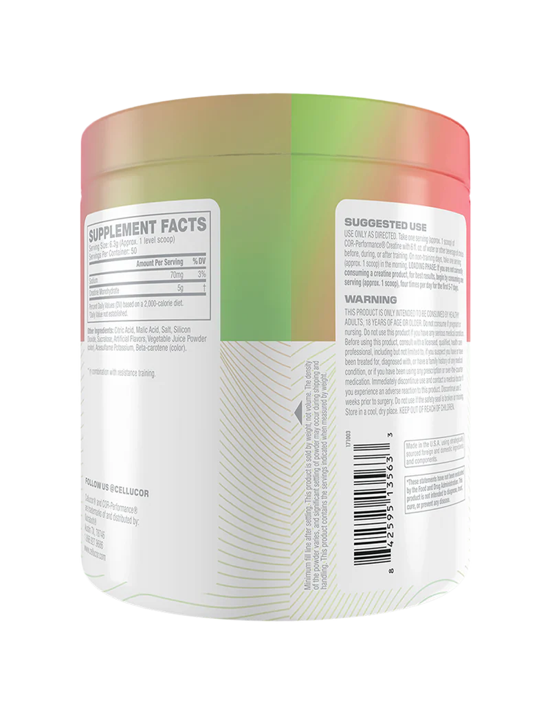 Cellucor COR CREATINE 50 Servings Watermelon SFP | ASN
