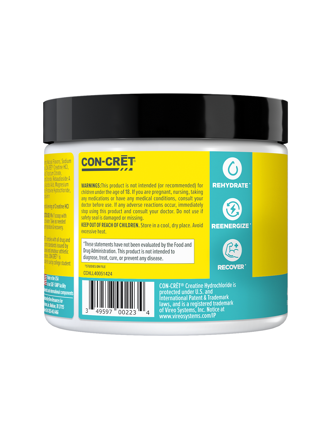 CON-CRET Creatine HCl + Hydration