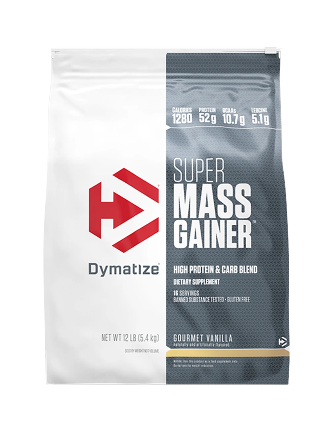 Dymatize Super Mass Gainer 12lb Gourmet Vanilla | ASN