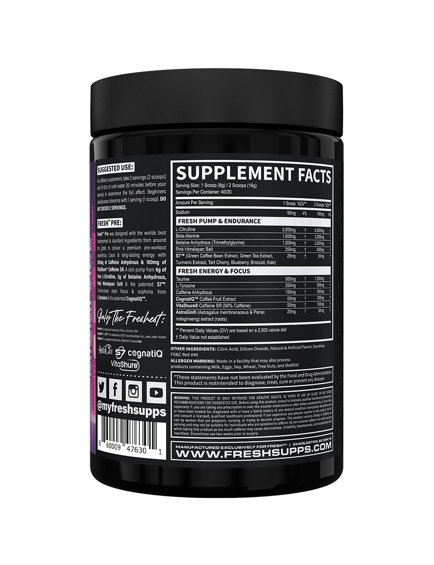 Fresh Pre-Workout + Amino + Creatine