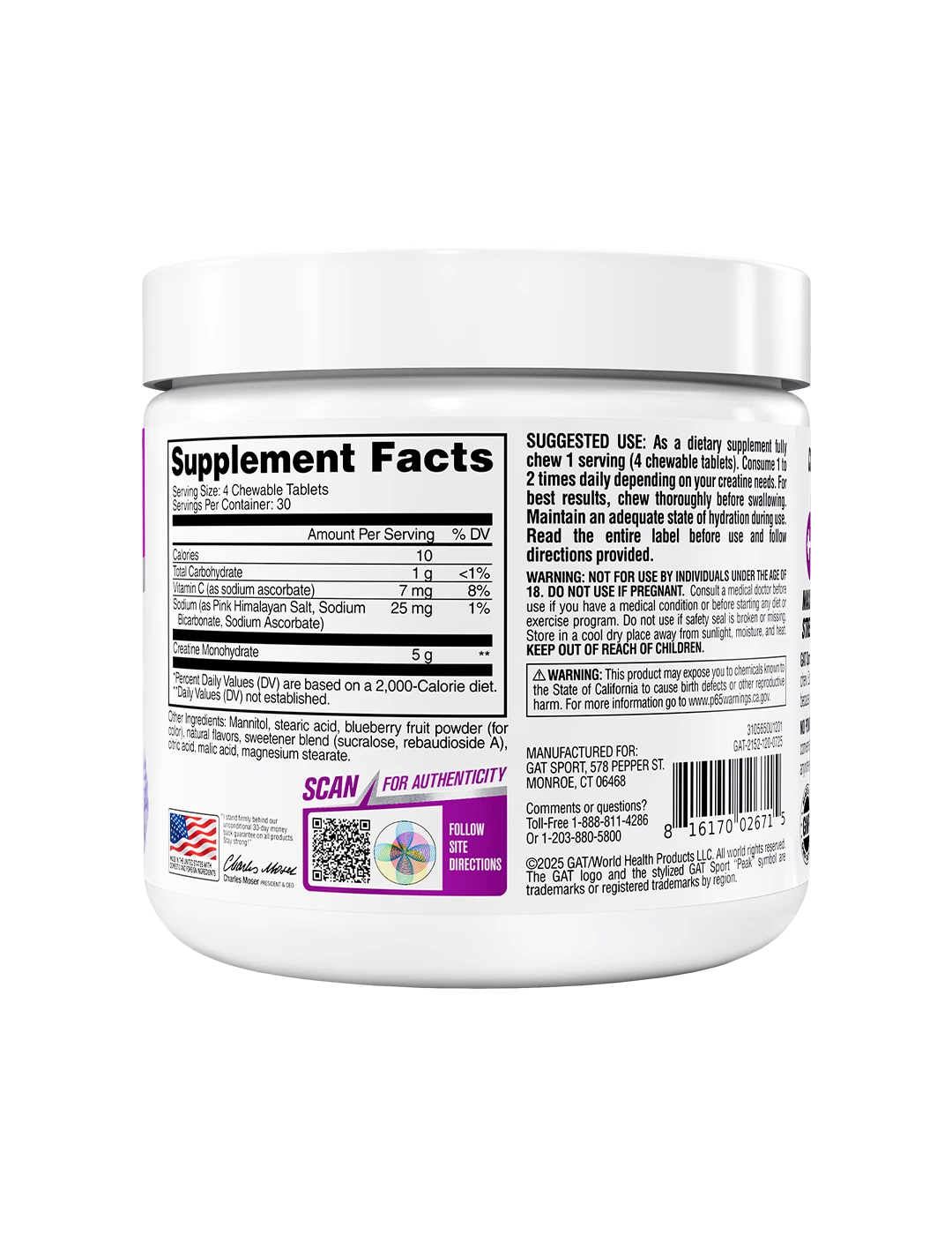 GAT Sport Creatine Chews