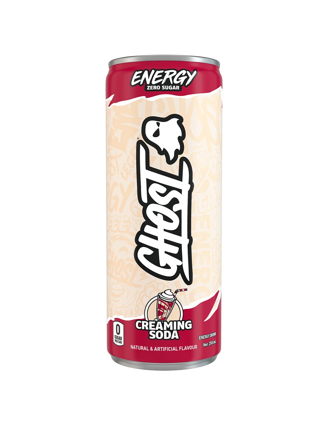 Ghost Energy 250m L Creaming Soda Front | ASN