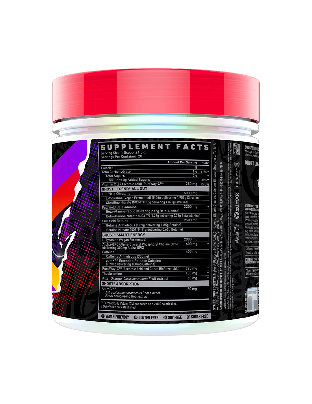 Ghost Legend All Out V2 Pre-Workout