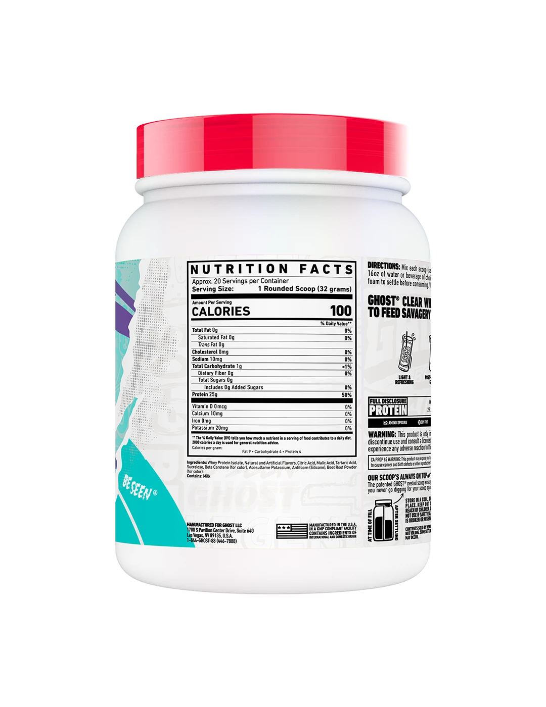 Ghost Clear Whey Protein Isolate