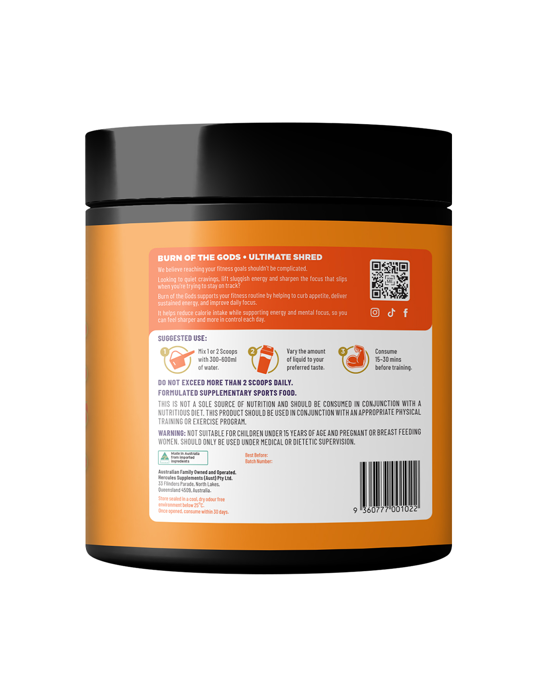 Hercules Supplements Burn of the Gods