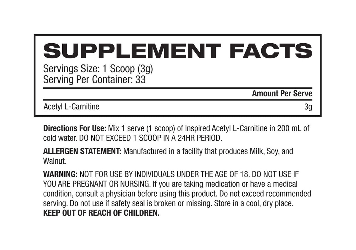 Inspired Acetyl L-Carnitine