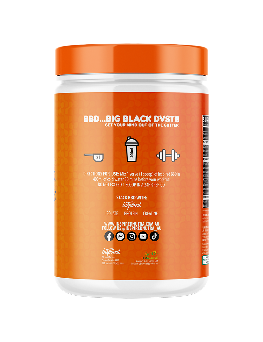 Inspired Big Black DVST8 Pre-Workout