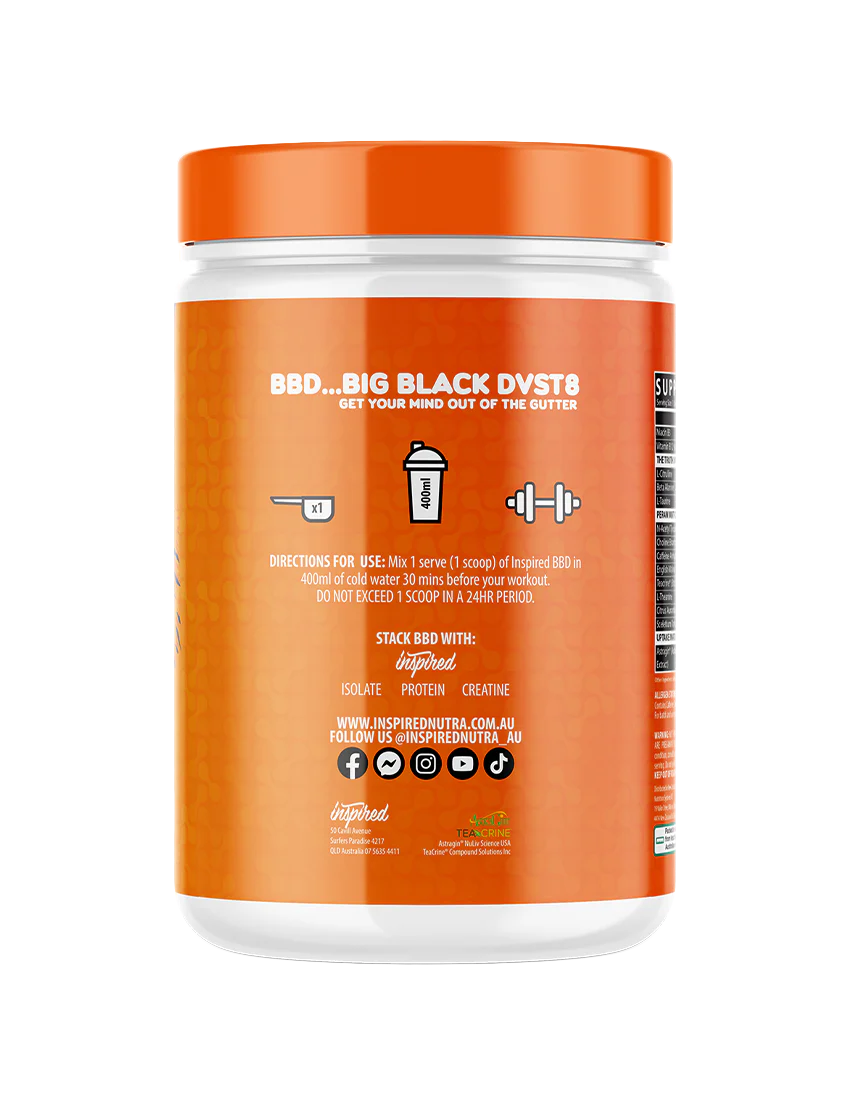 Inspired Whey Protein + Big Black DVST8