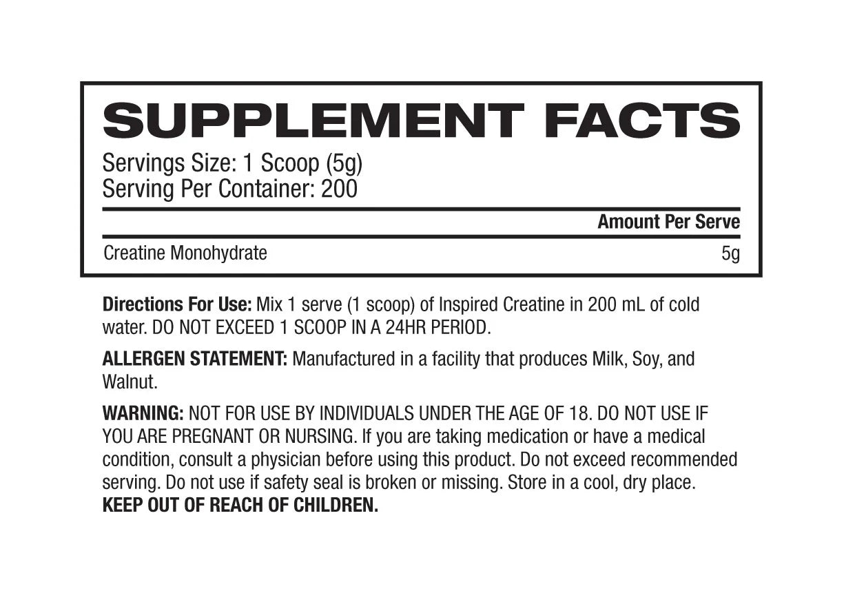 Inspired Big Black DVST8 + Creatine