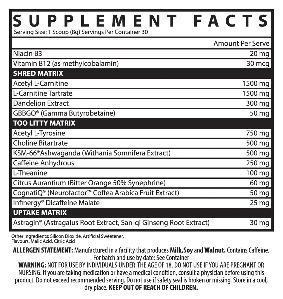 Inspired Shred 30 Serve Bubblegum Grapecopy | ASN