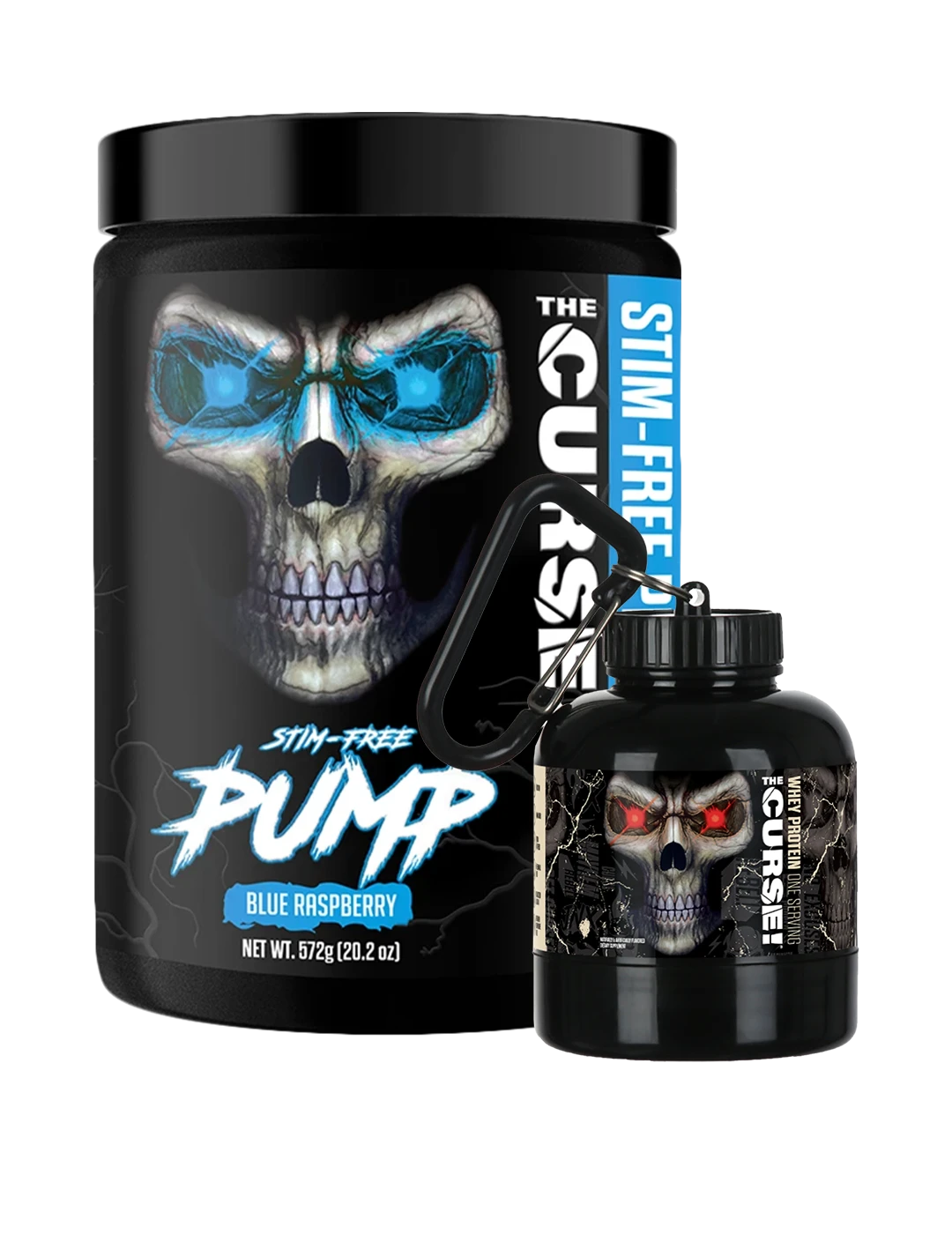JNX Sports The Curse! Stim-Free Pump + Free Mini Protein Bottle Key Chain