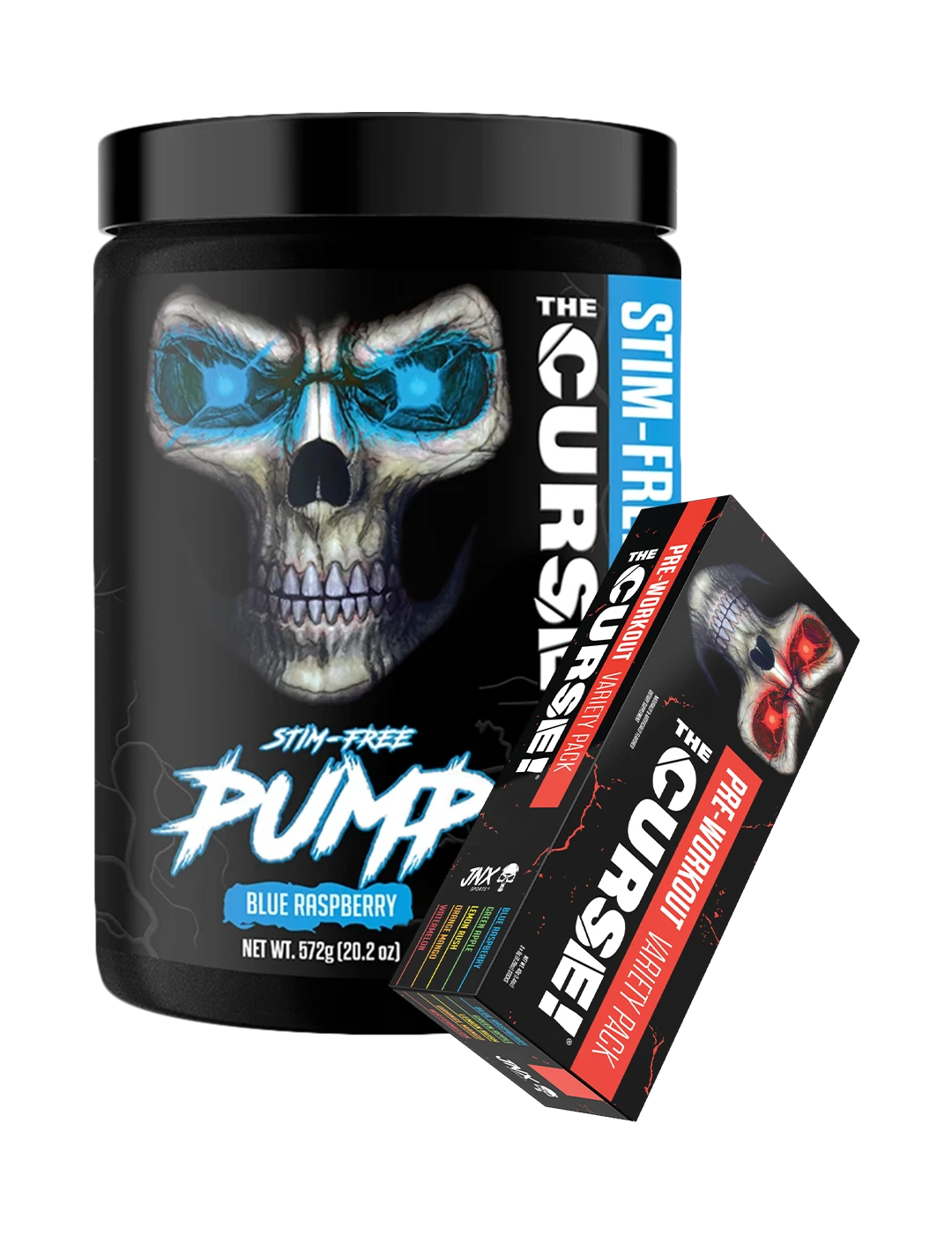 JNX Sports The Curse! Stim-Free Pump + Free The Curse! Variety Pack
