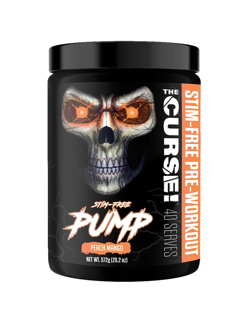 JNX Sports The Curse! Stim-Free Pump + Free Mini Protein Bottle Key Chain