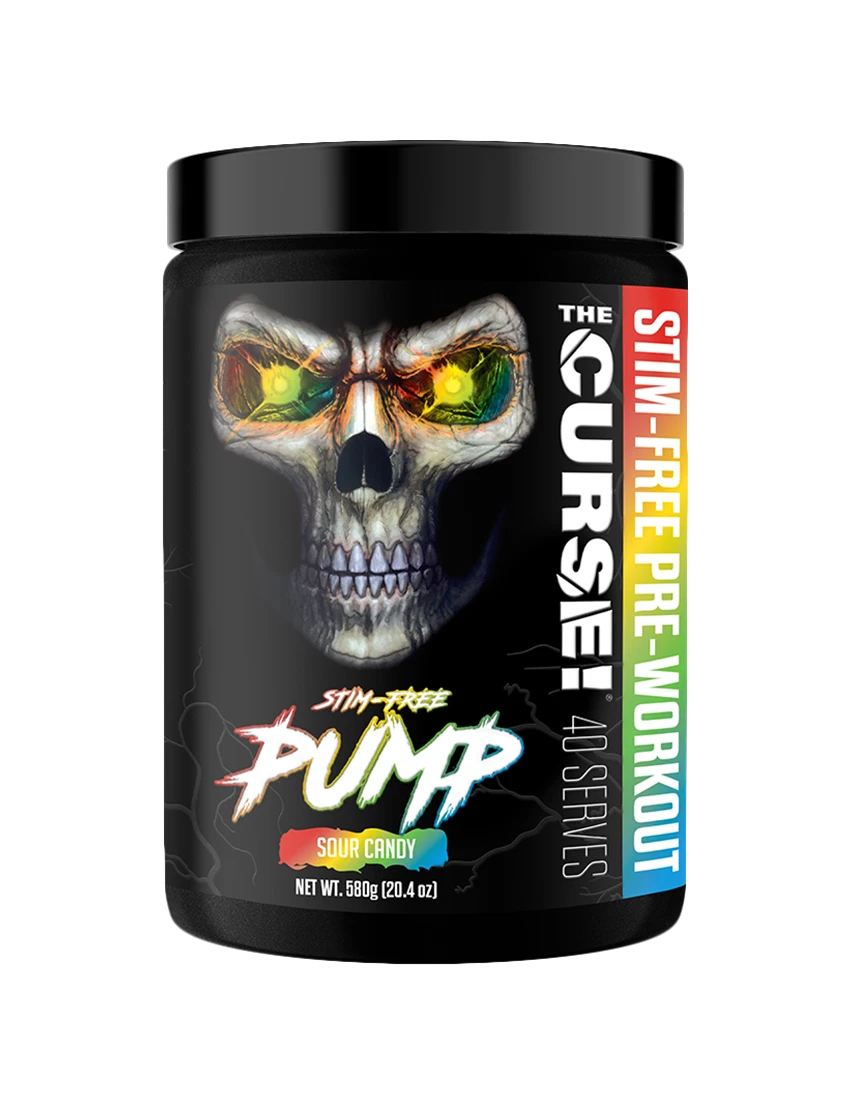 JNX Sports The Curse! Stim-Free Pump + Free Mini Protein Bottle Key Chain