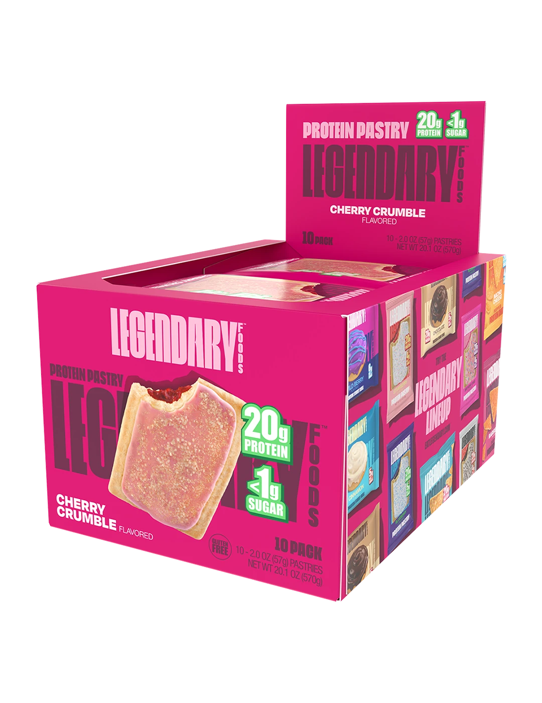 Legendary Foods Protein Pastry 57g Cherry Crumble RIGHT ELEVATED | ASN
