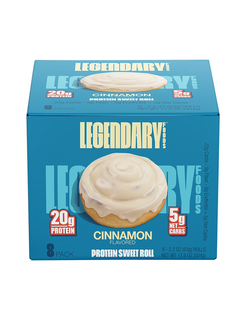 Legendary Foods Protein Sweet Roll 64g Cinnamon Front | ASN