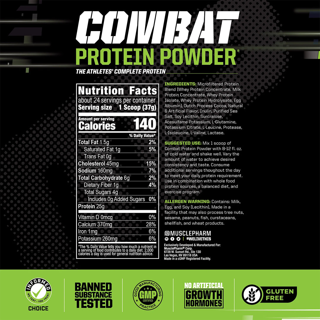 MusclePharm Combat Protein Powder