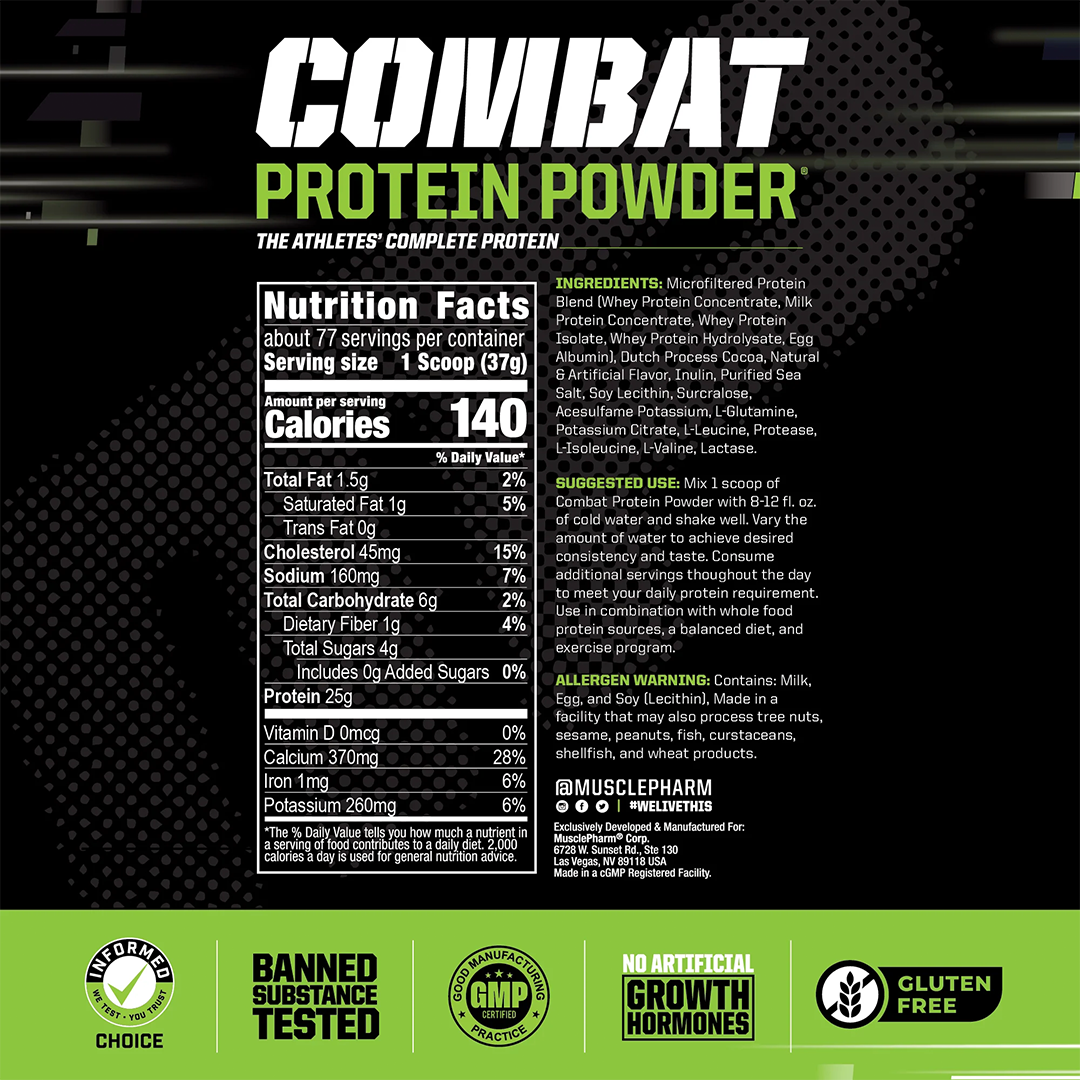 MusclePharm Combat Protein Powder