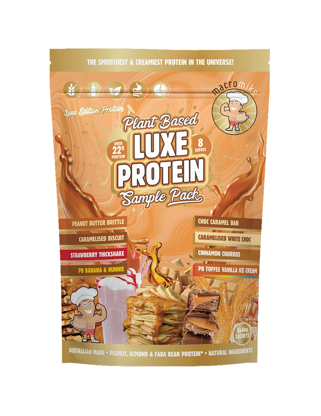 Macro Mike Plant Based Luxe Protein Sample Pack